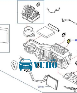TRỞ QUẠT ĐIỀU HÒA XE TOYOTA RUSH 2019 | 87138BZ140 9 mô tơ trộn gió điều hòa, mô tơ chỉnh quạt dàn lạnh, mô tơ đảo gió điều hòa