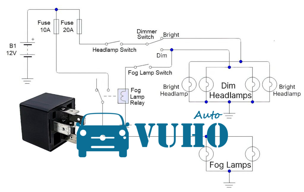 Đèn gầm Toyota Vios 2010 | 812200D010 3 Đèn gầm Toyota Vios 2010 | 812200D010 - Image 3