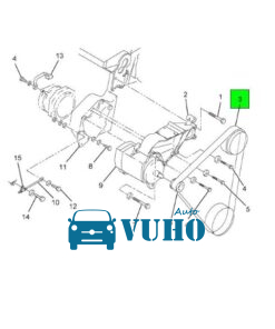 DÂY CUROA TỔNG HYUNDAI TUCSON 2012-2018 | 252122G760 8 DÂY CUROA TỔNG HYUNDAI TUCSON 2012-2018 | 252122G760 - Image 4