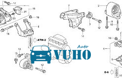 DAIHATSU TERIOS 2003-2007 | CHÂN MÁY TRƯỚC | 1236187403 9 DAIHATSU TERIOS 2003-2007 | CHÂN MÁY TRƯỚC | 1236187403 - Image 4