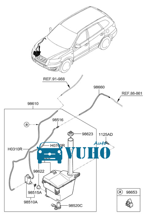 BÌNH NƯỚC PHỤ XE TOYOTA HILUX 2011 | 164700C040 5 bình nước phụ, ống nước hồi két nước