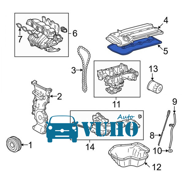 GIOĂNG DÀN CÒ XE TOYOTA AVANZA 2021 | 112130Y030 4 GIOĂNG DÀN CÒ XE TOYOTA AVANZA 2021 | 112130Y030 - Image 4