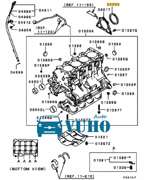 Phớt đầu trục khuỷu Peugeot 408 | 1614085980 4 Phớt đầu trục khuỷu Peugeot 408 | 1614085980 - Image 4