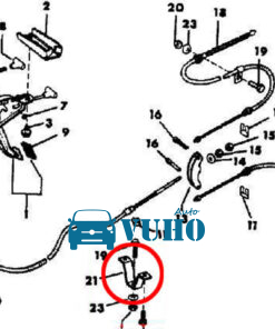 Alternative view of Dây phanh tay xe Mercedes Sprinter 2006 | 9044200185