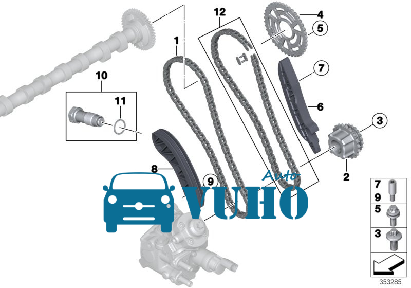 Sên cam Kia Soul 2012 | 553043810 12 Sên cam Kia Soul 2012 | 553043810