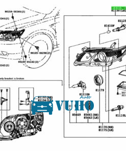 Đèn pha xe Ford Escape 2004-2007 | 2311132RLDE - Image 4