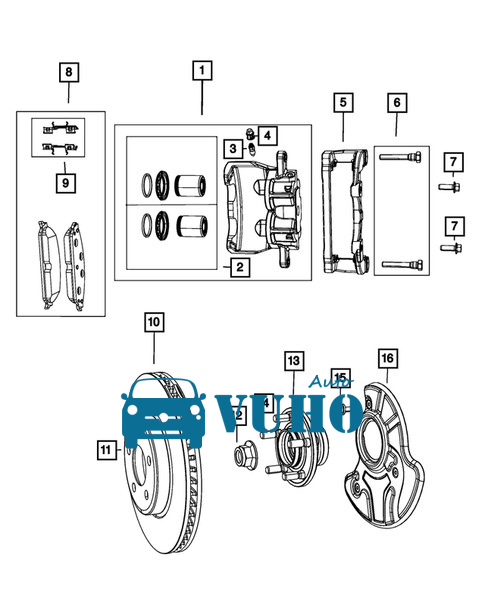 Bố thắng sau xe Toyota Camry 1996-2005 | 0449533010 6 Bố thắng sau xe Toyota Camry 1996-2005 | 0449533010 - Image 6