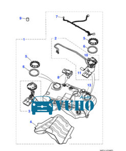 NẮP BÌNH XĂNG XE LINCOLN MKT 2011-2017 | 8U5Z9C268B 9 nắp bình dầu + bình dầu, nắp bình xăng, bình xăng