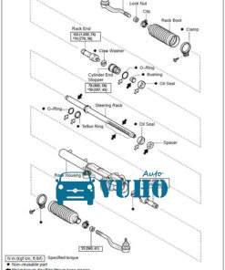 THƯỚC LÁI CHEVROLET SPARK 2006-2010 | 96438534 8 THƯỚC LÁI CHEVROLET SPARK 2006-2010 | 96438534 - Image 4