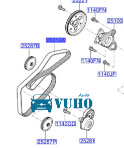 DÂY CUROA TỔNG XE FORD EVEREST | FB3Z-86-20A 9 DÂY CUROA TỔNG XE FORD EVEREST | FB3Z-86-20A - Image 5