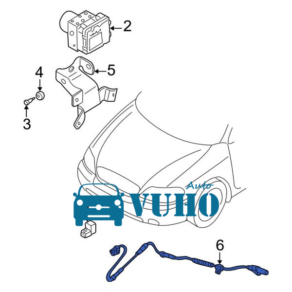 CẢM BIẾN ABS SAU XE TOYOTA LAND CRUISER | 8954560030 4 CẢM BIẾN ABS SAU XE TOYOTA LAND CRUISER | 8954560030 - Image 4