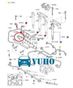 Alternative view of Cảm biến thanh ray nhiên liệu xe Mercedes Sprinter | 0281002942