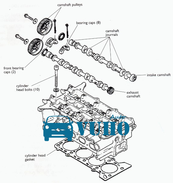 TRỤC CAM XE SUZUKI APV G16B | 1271052G00 5 TRỤC CAM XE SUZUKI APV G16B | 1271052G00 - Image 5