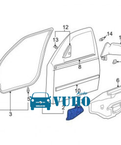Alternative view of Cánh cửa trước xe HYUNDAI CRETA 2017-2023 | 76004I7000