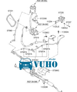 TUY Ô DẦU TRỢ LỰC LÁI XE HYUNDAI SANTAFE 2021 | 314562R500 9 TUY Ô DẦU TRỢ LỰC LÁI XE HYUNDAI SANTAFE 2021 | 314562R500 - Image 5