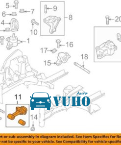 Chân máy thanh giằng Toyota Venza 2012 | 123630V020 - Image 3