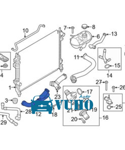 Ống bơm nước xe PEUGEOT 3008 2023 | 980597508 7 Ống bơm nước xe PEUGEOT 3008 2023 | 980597508 - Image 4
