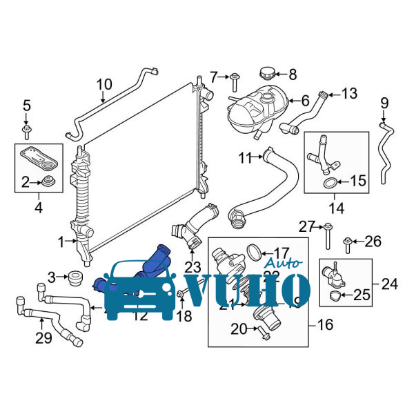 Ống bơm nước xe PEUGEOT 3008 2023 | 980597508 4 Ống bơm nước xe PEUGEOT 3008 2023 | 980597508 - Image 4