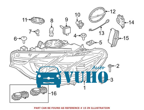 Đèn pha phải Mazda CX5 2019 | KD5H51031 3 Đèn pha phải Mazda CX5 2019 | KD5H51031 - Image 3