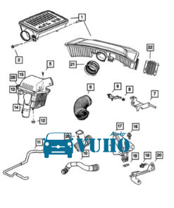 Cổ hút gió xe Peugeot 3008 2020 | 9811908380 - Image 3