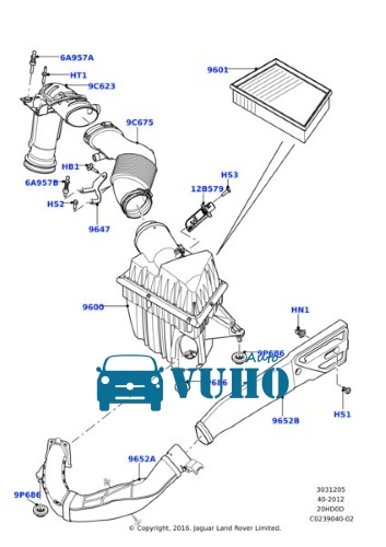 ỐNG HÚT GIÓ NẠP XE ACURA MDX 2012 | 17228RYEA00 4 ỐNG HÚT GIÓ NẠP XE ACURA MDX 2012 | 17228RYEA00 - Image 4