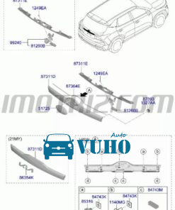 Nẹp mạ cốp hậu MITSUBISHI PAJERO 2009 | 8341A108 7 Nẹp mạ cốp hậu MITSUBISHI PAJERO 2009 | 8341A108 - Image 4