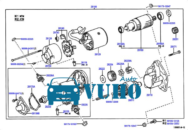 BÁNH RĂNG ĐỀ XE TOYOTA LAND CRUISER 2004 | 2801154380 11 BÁNH RĂNG ĐỀ XE TOYOTA LAND CRUISER 2004 | 2801154380