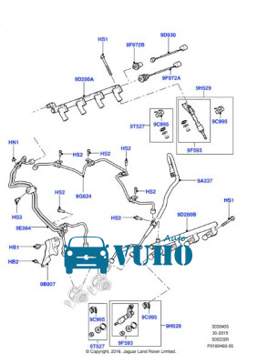 Cảm biến áp suất kim phun Ford Ranger 2020 | JB3Q9G756AE 3 Cảm biến áp suất kim phun Ford Ranger 2020 | JB3Q9G756AE - Image 3