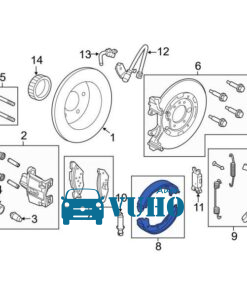 Guốc phanh Nissan Terra 2020 | D4060EB70A 7 Guốc phanh Nissan Terra 2020 | D4060EB70A - Image 3