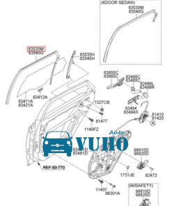 TOYOTA RUSH 2018-2023 KÍNH CÁNH CỬA | 68104BZ410 - Image 6