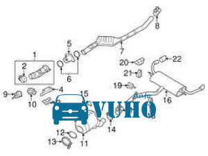 ỐNG XẢ ĐOẠN GIỮA TOYOTA VIOS 2015 | 8421393090 4 ỐNG XẢ ĐOẠN GIỮA TOYOTA VIOS 2015 | 8421393090 - Image 4