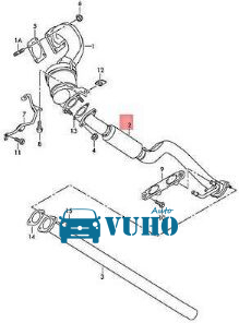 ỐNG XẢ ĐOẠN GIỮA TOYOTA VIOS 2015 | 8421393090 7 ỐNG XẢ ĐOẠN GIỮA TOYOTA VIOS 2015 | 8421393090 - Image 3