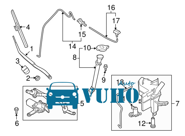 BÌNH NƯỚC RỬA KÍNH MERCEDES C220 2007-2011 | 2048691520 4 BÌNH NƯỚC RỬA KÍNH MERCEDES C220 2007-2011 | 2048691520 - Image 4