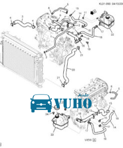 BÌNH DẦU TRỢ LỰC LÁI XE KIA K165 2010 | 0K72A32400B 9 BÌNH DẦU TRỢ LỰC LÁI XE KIA K165 2010 | 0K72A32400B - Image 5