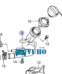 NẮP BÌNH XĂNG NGOÀI DAEWOO LANOS CHÍNH HÃNG | 96278742 - Image 4
