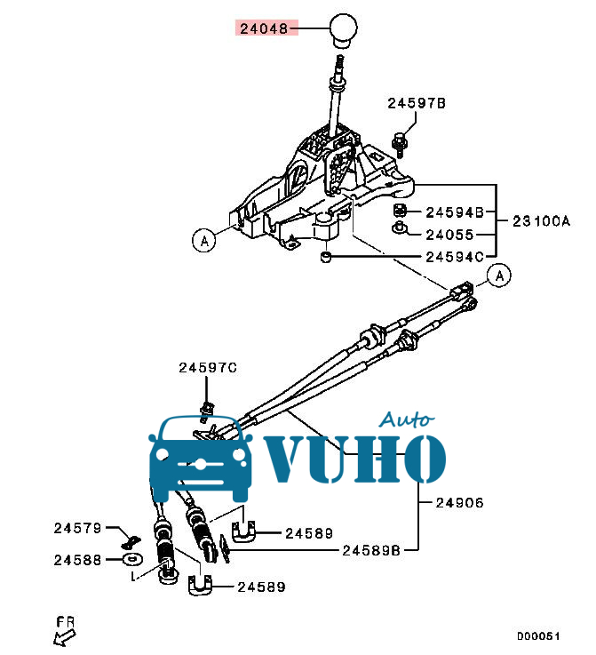 Tay nắm cần số xe CHEVROLET SPARK 2011-2016 | 95025822 14 Tay nắm cần số xe CHEVROLET SPARK 2011-2016 | 95025822