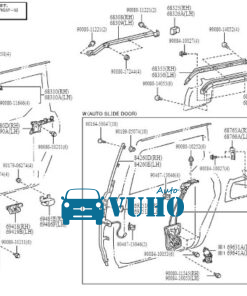 TAY MỞ CỬA LÙA XE TOYOTA HIACE 2007 | 6920726010 8 TAY MỞ CỬA LÙA XE TOYOTA HIACE 2007 | 6920726010 - Image 4
