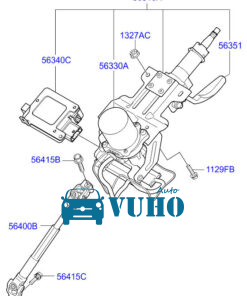 HYUNDAI I30 2011-2015 MÔ TƠ CỌC LÁI | 563303X500 16 HYUNDAI I30 2011-2015 MÔ TƠ CỌC LÁI | 563303X500 - Image 8