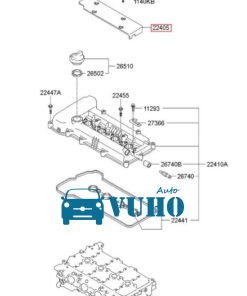 KIA CERATO 2008-2013 NẮP CHE MÔ BIN | 224052B010 - Image 7