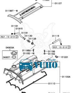 KIA CERATO 2008-2013 NẮP CHE MÔ BIN | 224052B010 11 KIA CERATO 2008-2013 NẮP CHE MÔ BIN | 224052B010 - Image 5
