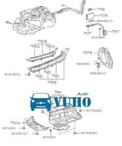 DÂY GIẬT NẮP BÌNH XĂNG XE TOYOTA YARIS 2015 | 770350D310 9 DÂY GIẬT NẮP BÌNH XĂNG XE TOYOTA YARIS 2015 | 770350D310 - Image 5