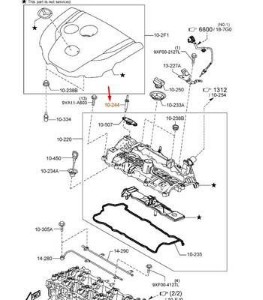 HỘP TÁCH NHỚT XE MAZDA CX30 2018-2023 | P30113570 12 HỘP TÁCH NHỚT XE MAZDA CX30 2018-2023 | P30113570